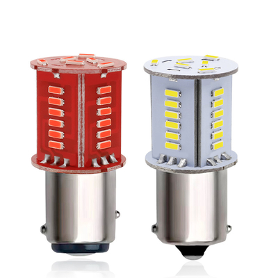 إشارات الدوران المخصصة للسيارات LED 3014 30SMD S25 1156 BA15S BAU15S BAY15D المصباح الخلفي