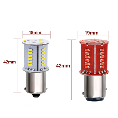 إشارات الدوران المخصصة للسيارات LED 3014 30SMD S25 1156 BA15S BAU15S BAY15D المصباح الخلفي