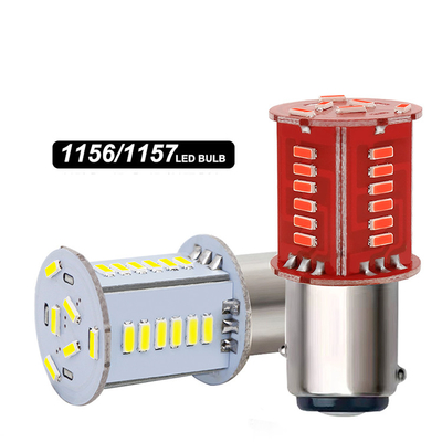 إشارات الدوران المخصصة للسيارات LED 3014 30SMD S25 1156 BA15S BAU15S BAY15D المصباح الخلفي