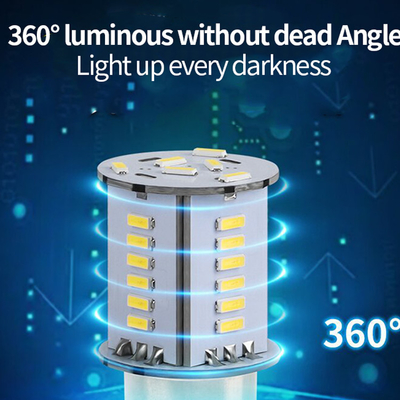 إشارات الدوران المخصصة للسيارات LED 3014 30SMD S25 1156 BA15S BAU15S BAY15D المصباح الخلفي
