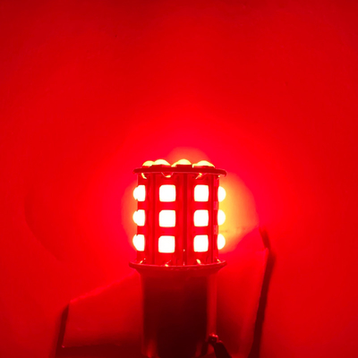 إشارات الدوران LED بيضاء طويلة الأمد للسيارات 12 فولت سبيكة الألومنيوم الجسم أبيض أصفر أحمر 3030 33SMD