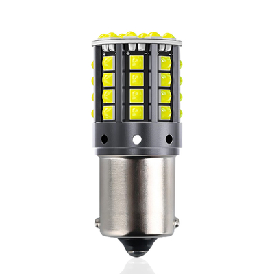 إشارات الدوران LED من سبائك الألومنيوم الأبيض 1156 1157 T20 3030 44SMD ضوء عكس 12V 24V