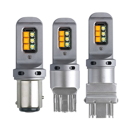 مصابيح إشارة الفرامل LED 5W طويلة الأمد مع 1156 مصابيح LED عالمية 12smd 1156 P21W BA15S PY21W 3157 7443 Canbus