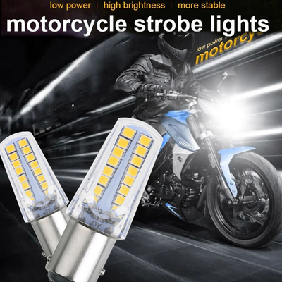 1157 32SMD Amber LED Brake Turn Signal Light LED Bulb Car Tail Stop Turn Signal Reversal للدراجة النارية