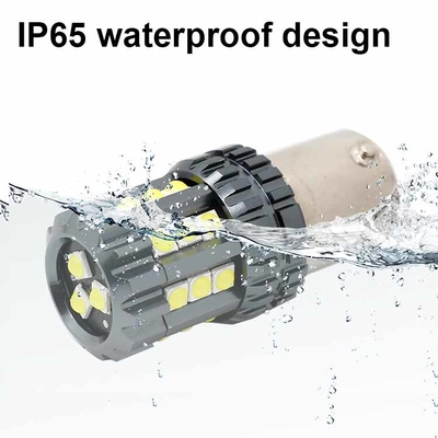 أضواء إشارة الدوران لسيارات LED البيضاء Auto 12V 24V 2835 45SMD 1156 1157 T25 3156 3157 T20 7440 7443 Canbus مصابيح السيارة LED