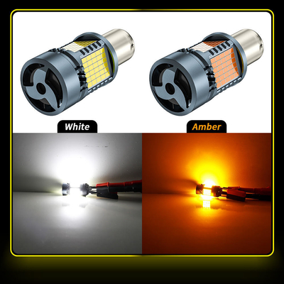 مصباح LED مع Canbus 2016 120SMD T20 1156 1157 3156 3157 مصابيح الفرامل LED مع مصباح المروحة الآلية