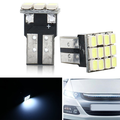 طاقة 9W مصابيح LED مضادة للماء IP67 360 درجة مصباح السيارات 12v T10 12SMD 1206 3020 قراءة ضوء لوحة ترخيص