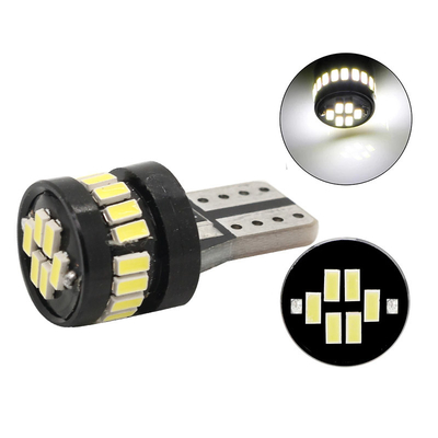 3014 الشريحة LED مصابيح السيارات الضوء الأبيض 360 درجة زاوية شعاع T10 3014 24smd تيار ثابت مصابيح LED مشرقة