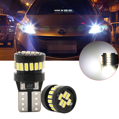 3014 الشريحة LED مصابيح السيارات الضوء الأبيض 360 درجة زاوية شعاع T10 3014 24smd تيار ثابت مصابيح LED مشرقة