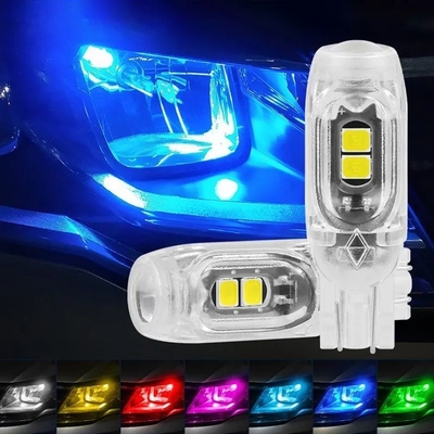 360 درجة مصباح LED مصباح سيارة لوحة ترخيص T10 2835 3030 5smd LED Highlight 5W5 غير القطبي مصباح عرض صغير