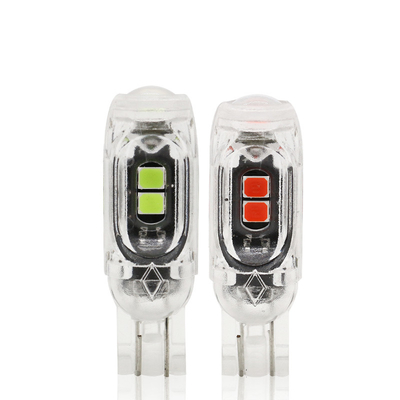 360 درجة مصباح LED مصباح سيارة لوحة ترخيص T10 2835 3030 5smd LED Highlight 5W5 غير القطبي مصباح عرض صغير