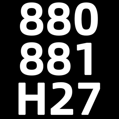 O3 12 فولت 55 واط 12000 لومن السيارات LED المصباح H1 H3 H4 H7 H11 9005 9006 D2H بقيادة مصباح المصباح