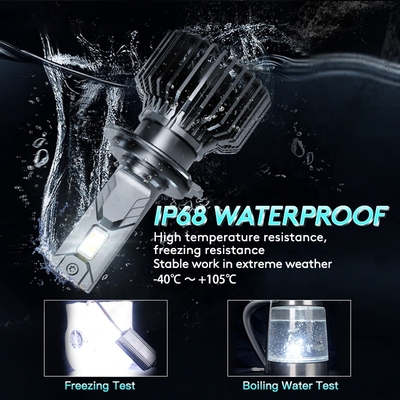 O3 12 فولت 55 واط 12000 لومن السيارات LED المصباح H1 H3 H4 H7 H11 9005 9006 D2H بقيادة مصباح المصباح