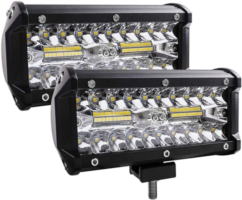 240W 24000lm الضباب أدى ضوء بار 7 بوصة بقيادة أضواء القيادة على الطرق الوعرة للماء