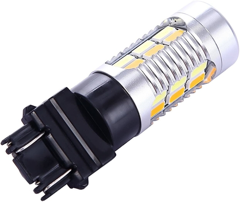 3157 3057 3357 4157 LED أضواء الفرامل بدوره إشارة العنبر التبديل 22 SMD مع جهاز عرض