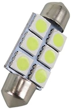 Festoon C5W 5050 6SMD LED أضواء السيارة الداخلية مصباح لمبة قبة أزرق أبيض تيار مستمر 12 فولت 31 مللي متر 36 مللي متر 39 مللي متر 41 مللي متر