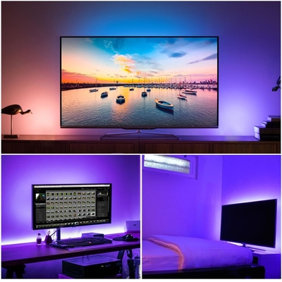 45 سم 17.7 &quot;كهرماني أبيض مرن LED ضوء النهار الجري المتدفق شريط سيليكون DRL
